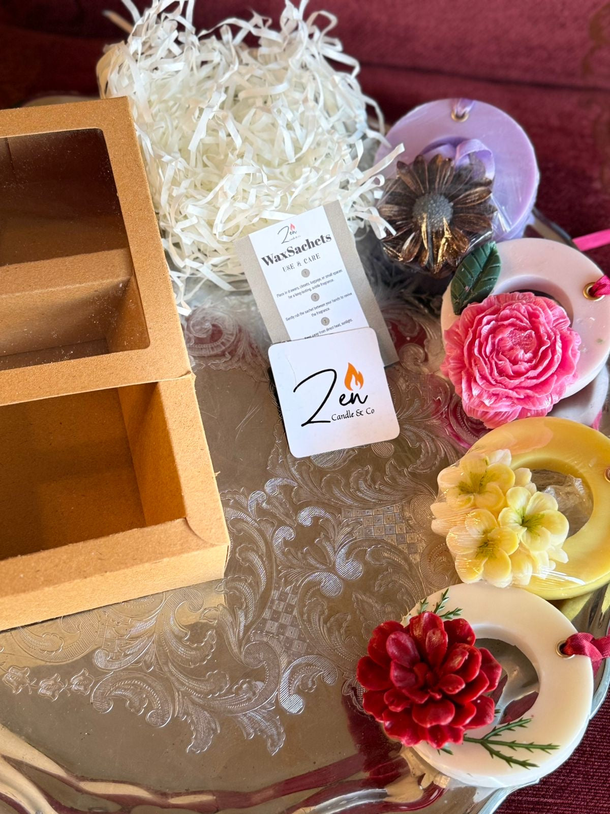 Wax Sachets - Rose & Vanilla